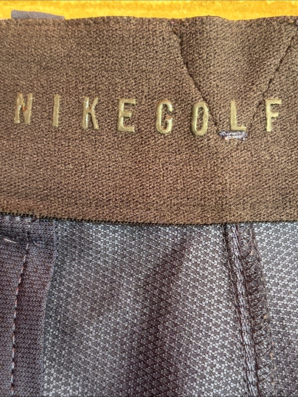 Nike Men's Navy Flat-Front Pockets Elastic Waist Performance Golf Shorts 34 - Picture 6 of 8